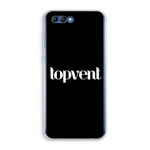 Topvent Zwart: Honor 10 Transparant Hoesje