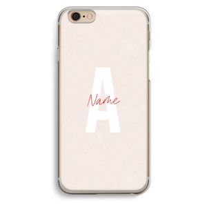Strawberry Milkshake: iPhone 6 / 6S Transparant Hoesje