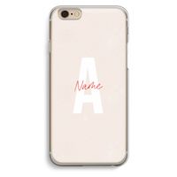 Strawberry Milkshake: iPhone 6 / 6S Transparant Hoesje