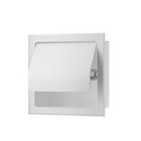 Toiletrolhouder Inbouw BWS Milan Met Klep Mat Wit Boss & Wessing