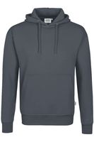 HAKRO 601 Comfort Fit Hooded Sweatshirt antraciet, Effen