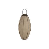 Kaarshouder Home ESPRIT Natuurlijk Jute Bamboe 40 x 40 x 80 cm