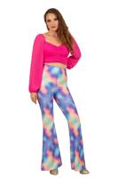 Flared broek Dames Kaleidoscoop