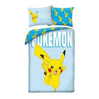 Pokemon Dekbedovertrek Pikachu 140 x 200 cm (70 x 90 cm) polyester