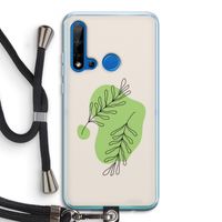 Beleaf in you: Huawei P20 Lite (2019) Transparant Hoesje met koord