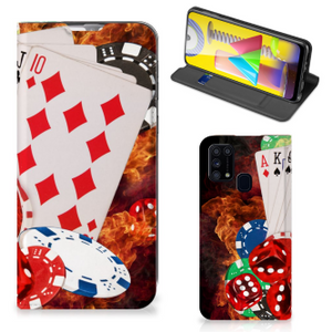 Samsung Galaxy M31 Hippe Standcase Casino