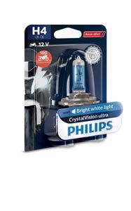 Philips Automotive 12342CVUBW Halogeenlamp CrystalVision ultra H4 60/55 W 12 V