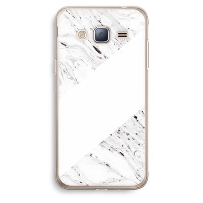 Biggest stripe: Samsung Galaxy J3 (2016) Transparant Hoesje