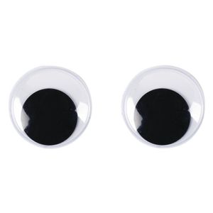 30x Wiebel oogjes/googly eyes 30 mm   -