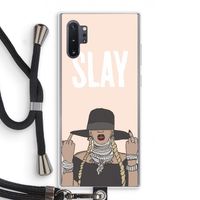 Slay All Day: Samsung Galaxy Note 10 Plus Transparant Hoesje met koord