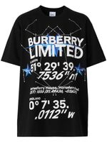 Burberry t-shirt à imprimé graphique - Noir