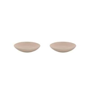 Mammoet Bord diep Spirit 21.5 cm Wit Stoneware 2 stuks