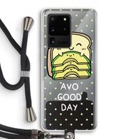 Avo Good Day: Samsung Galaxy S20 Ultra Transparant Hoesje met koord