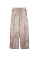 NoBell Zomer cargo broek meisjes Rosy zand - folie print - Susy NoBell Zomer cargo broek meisjes Rosy zand - folie print - Susy