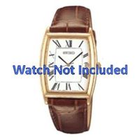 Horlogeband Seiko 7N32-0BV0 / SKK422P1 Leder Bruin 20mm - thumbnail