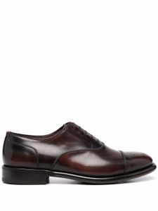 Ferragamo richelieus à design perforé - Noir