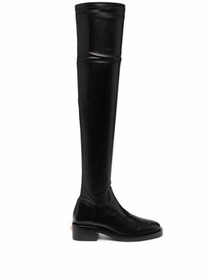 Valentino Garavani cuissardes Roman Stud 30 mm - Noir