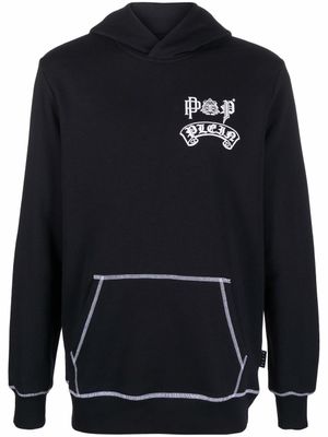 Philipp Plein hoodie à logo imprimé - Noir