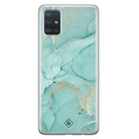 Samsung Galaxy A51 siliconen hoesje - Touch of mint