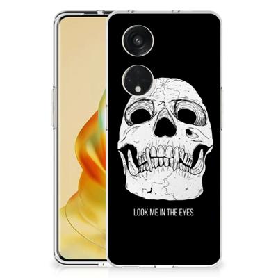 Silicone Back Case OPPO Reno8 T 5G Skull Eyes Silicone Back Case OPPO Reno8 T 5G Skull Eyes