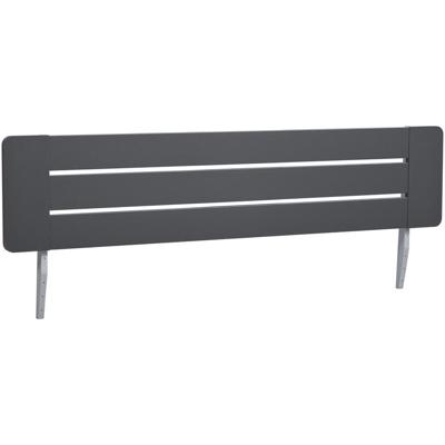 Leen Bakker - Hoofdbord Nova - Grafietkleur - 160 Cm - Spaanplaat - Grijs#Zwart