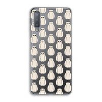 Uilen: Samsung Galaxy A7 (2018) Transparant Hoesje