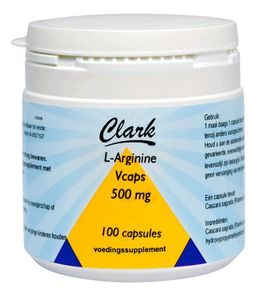 Clark L-Arginine 500mg Capsules