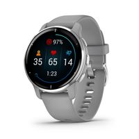 Garmin Venu 2 Plus GPS 3,3 cm (1.3") AMOLED 43 mm Digitaal 416 x 416 Pixels Touchscreen Grijs, Zilver Wifi - thumbnail