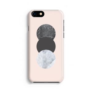 Marmeren cirkels: iPhone 8 Volledig Geprint Hoesje