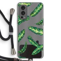 Lange bladeren: OnePlus Nord 2 5G Transparant Hoesje met koord