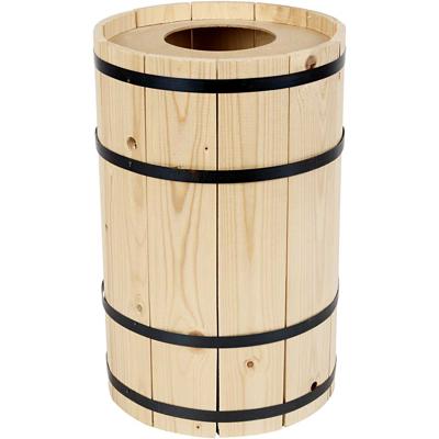 Carnavalsvat, grenen, H: 38 cm, d 24 cm, klein, 1 stuk
