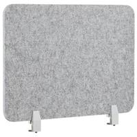 Beliani - SPLIT - Bureauscherm - Grijs - 72 x 50 cm - Polyester