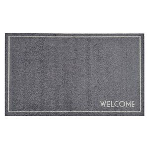 Deurmat Welcome grijs - 66x120 cm