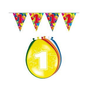 Leeftijd feestartikelen 1 jaar setje