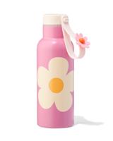 HEMA Drinkfles 500ml Rvs Bloem