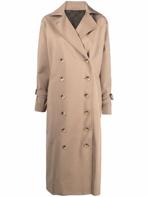 TOTEME manteau mi-long à boutonnière croisée - Tons neutres