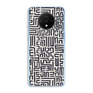 Moroccan Print: OnePlus 7T Transparant Hoesje