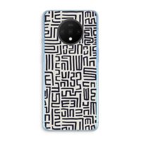 Moroccan Print: OnePlus 7T Transparant Hoesje