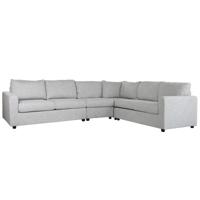 Sofa Home ESPRIT Lichtgrijs Loft 235 X 303 X 86 CM