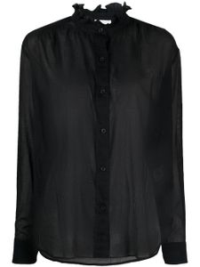 MARANT ÉTOILE chemise Gamble en coton biologique - Noir