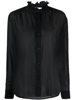 MARANT ÉTOILE chemise Gamble en coton biologique - Noir - thumbnail