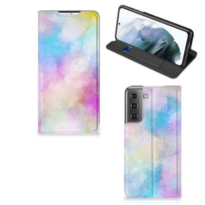 Bookcase Samsung Galaxy S21 FE Watercolor Light Bookcase Samsung Galaxy S21 FE Watercolor Light