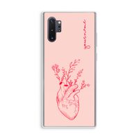 Blooming Heart: Samsung Galaxy Note 10 Plus Transparant Hoesje