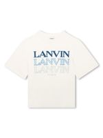 Lanvin Enfant t-shirt en coton à logo imprimé - Tons neutres - thumbnail