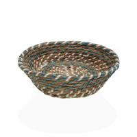 Mand Versa Textiel Waterhyacint 25 x 8 x 25 cm