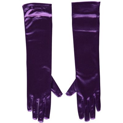 Gala handschoen 40 cm van Satijn Gala handschoen 40 cm van Satijn