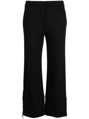 TWINSET pantalon court à coupe évasée - Noir