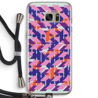Skew Blush 3: Samsung Galaxy S7 Edge Transparant Hoesje met koord