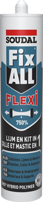 Soudal fix all flexi | lijm- en voegkit | 125 ml - 131095 Soudal fix all flexi | lijm- en voegkit | 125 ml - 131095