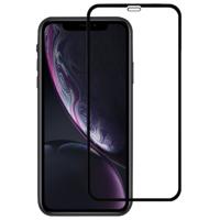 9H 2.5D Ultrathin zeefdruk Carbon Fiber Full Screen Protector Film voor iPhone XR(Black)